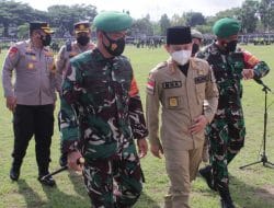 Jelang Kunker Jokowi di Trenggalek, Danrem 081/DSJ Pimpin Apel Gelar Pasukan