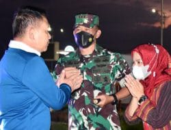 Danrem 081/DSJ Sambut Kasad dan Ketua Umum Persit di Rest Area 575 A Ngawi