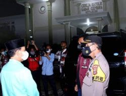 Bupati Lampura Bersama Dandim 0412 Dan Kapolres Pantau Ibadah Misa Malam Natal