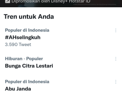 Tagar #AHselingkuh Jadi Trending Topik di Twitter
