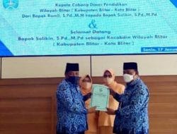 Solikin Gantikan Ramli Pimpin Cabdin Pendidikan Wilayah Blitar
