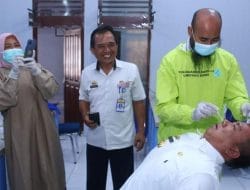 Nah Lho! Seluruh Pegawai Dan Kadis Kominfo Jalani Tes Swab Antigen