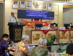 Bupati dan Ketua DPRD Lampura, Sambut Kunker Komisi II DPR RI