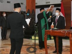 Andriyanto Resmi Dilantik Sebagai Penjabat Sekda Trenggalek
