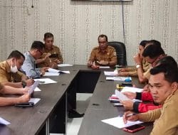 Camat Bandar Petalangan Gelar Rakor Bersama Kepala Desa