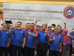 Jumhur Hidayat Resmikan Pengurus DPP KSPI 2022 – 2027