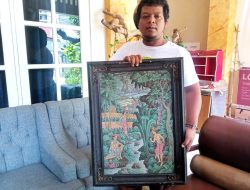 Viral! Lukisan Lawas dari Bali Ini Selamat dari Kebakaran Hebat
