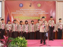 Ketua Kwarcab Pramuka Jakut Lantik Gugus Darma Sewagati Adika Masa Bakti 2022 – 2025