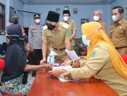 Tinjau Penyaluran BLT DD, Bupati Trenggalek Senang Atas Upaya Pemdes