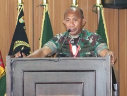 Buka Rapim Kodam XVIII/Kasuari TA. 2022, Pangdam Ingatkan Selalu Bekerja dengan Hati