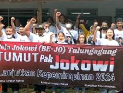 Komunitas BE-JO Deklarasi ‘Tumut’ Jokowi di 2024