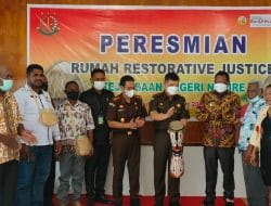 Wakajati Papua Pimpin Peresmian Rumah Restorative Justice Kejari Nabire