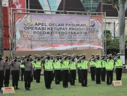 Jelang Lebaran, Polda DIY Gelar Pasukan Operasi Ketupat Progo 2022