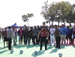 Bupati Kaimana Membuka Kegiatan Turnamen Futsal Premiere League Cup I