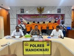 Transaksi Narkoba Jenis Ganja 5,78 gram, Tiga Pria Diamankan Polres Manokwari
