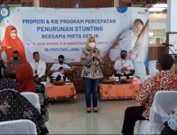 Dewi Aryani Anggota Komisi IX DPR RI bersama BKKBN Jateng Optimis Turunkan Angka Stunting di Kabupaten Tegal