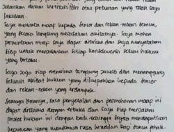 Beredar Surat Tulisan Dari Ferdy Sambo Meminta Maaf Kepada Institusi Polri