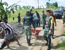 Tim Wasev Ster Mabes TNI tinjau Sasaran Fisik TMMD 115 Kodim Bojonegoro di Ngantru Sekaran