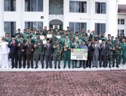 Raih Juara III Liga Santri Nasional, Pangdam I/BB Sambut Kepulangan Tim Sepakbola Daar Al-Uluum