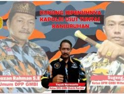 Ketua GMBI Distrik Pacitan, Saya Mendukung Sepenuhnya Kapolri Usut Tuntas Kanjuruhan