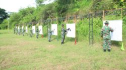 Asah Kemampuan Prajurit, Kodim 0718/Pati Menggelar Latihan Menembak Senjata Ringan Triwulan IV