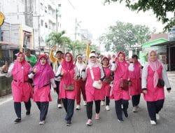 Wakil Bupati Asahan Lepas Peserta Gerak Jalan Santai