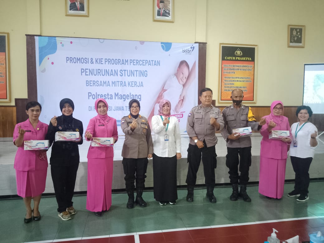 Polresta Magelang Dapat Penyuluhan Percepatan Penurunan Stunting