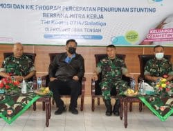 Kodim 0714/Salatiga Dapatkan Sosialisasi Program Percepatan Penanganan Stunting