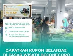 Pemkab Bojonegoro Akan Bagikan Lagi Kupon Belanja di Pasar Wisata