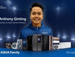 AQUA Elektronik Pilih Anthony Ginting Sebagai Brand Ambassador