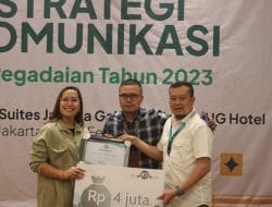Tim Humas Pegadaian Kanwil XII Surabaya Raih Juara 2 Pada Penghargaan PR 2022