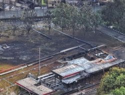 Polri Bantu Tangani Kebakaran Depo Pertamina Plumpang