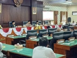 DPRD Gelar Paripurna Penyampaian LKPJ Bupati Trenggalek Tahun 2022