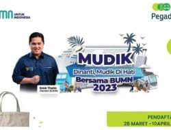 Mudik Gratis Bersama PT Pegadaian Kanwil XII Surabaya Tahun 2023