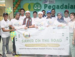 PT Pegadaian Kanwil XII Surabaya Mengadakan Gebyar Ramadan Sahur On The Road dan Berbagi bersama Anak Yatim