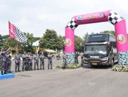 Brigjen TNI (Mar) Suherlan Pimpin Pelepasan Mudik Prajurit dan Keluarga Besar Korps Marinir 2023