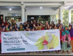 Peringati Hari Lansia, PT Pegadaian Kanwil XII Surabaya Melakukan Kegiatan Bakti Sosial Pemeriksaan Kesehatan Gratis