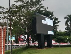 Masih Suasana Hari Jadi Bogor ke 541, Videotron di Lingkungan Kantor Pemkab Bogor Rusak