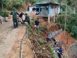 Kebut Pengerjaan Talud, Dandim 0801/Pacitan Berharap Mencapai Target