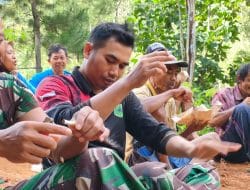 Senyum Sapa Warga Pra TMMD Ke 117 Kodim 0801/Pacitan