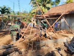 Wujudkan Impian Warga, Melalui Pra TMMD Ke-117 Kodim 0801/Pacitan Kerjakan RTLH .