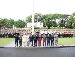 Komandan Kodim 0801/Pacitan Hadiri Upacara Peringatan HUT Bhayangkara Ke-77 Tahun 2023