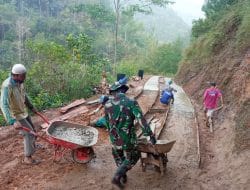 Dukungan Masyarakat Menjadi Kunci Keberhasilan Program Pra TMMD Ke-117 Kodim 0801/Pacitan