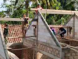 Program TMMD Ke-117 Kodim 0801/Pacitan, Wujudkan Keinginan Warga Miliki Rumah Layak Huni.