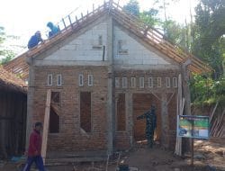 Program TMMD Ke-117 Kodim 0801/Pacitan  Wujudkan Impian Warga Miliki Rumah Layak Huni.