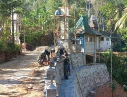 Bentuk Sinergitas Serta Kemanunggalan TNI Rakyat, Program TMMD Ke-117 Kodim 0801/Pacitan.