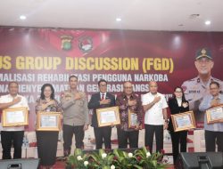 Selamatkan Generasi Bangsa Dari Narkoba, Polda Metro Jaya Gelar Focus Group Discussion