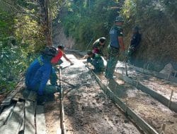 Program TMMD Ke-117 Kodim 0801/Pacitan Memiliki Visi Dan Misi Tumbuhkan Kedekatan TNI Dan Rakyat