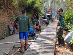 TMMD Ke-117 Kodim 0801/Pacitan, Anggota Satgas Tinggal Dan Menetap Bersama Warga