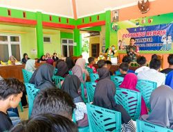 Babinsa Koramil Temayang Bojonegoro dukung Layanan Posyandu Remaja Desa Pancur